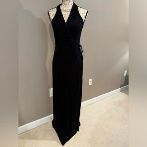 Motherhood Maternity black maxi sleeveless size L